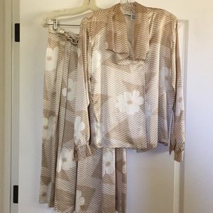 Silk Skirt Set